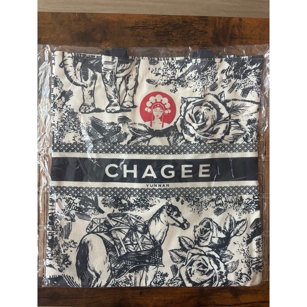Limited Edition Official Chagee Canvas Tote Bag - New - Picture 1 of 5